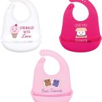 Hudson Baby Unisex Baby Silicone Bibs